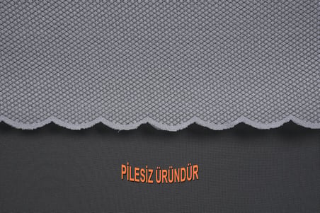 PETEK MODEL GRİ RENK TEK KANAT PİLESİZ Hazır dikilmiş Pileli Fon Perde 150*260 cm