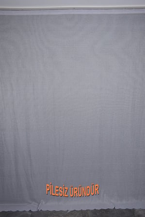 PETEK MODEL GRİ RENK TEK KANAT PİLESİZ Hazır Fon Perde 200*260 cm