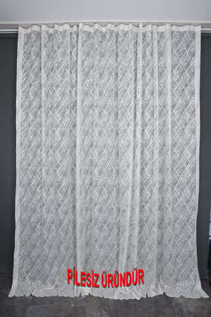 KDK 6030 MODEL KREM RENK PİLESİZ TEK KANAT Fon Perde 300*260 cm