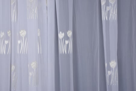 ORGANZE 3150 BEYAZ RENK 5_3 Hazır dikilmiş Pileli Fon Perde 300*260 cm