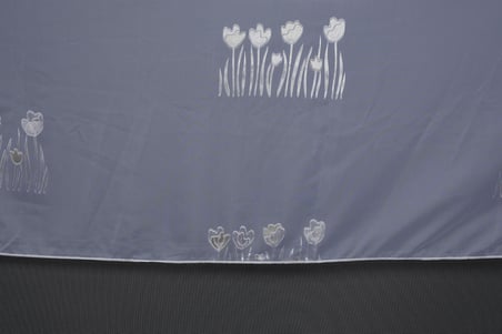 ORGANZE 3150 BEYAZ RENK 5_3 Hazır dikilmiş Pileli Fon Perde 300*260 cm