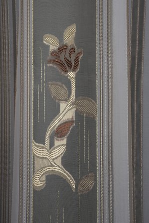 ORGANZE 3450 BEYAZ RENK 5_3 Hazır dikilmiş Pileli Fon Perde 300*260 cm