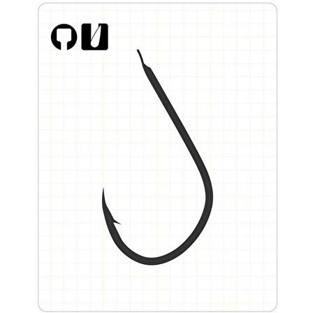 Fudo 4101 FKSE-BN Fukase Black Nikel Olta İğnesi Black Nickel-NO:1/0