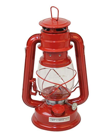 Campout Klasik Gaz Yağı Lambası KIRMIZI