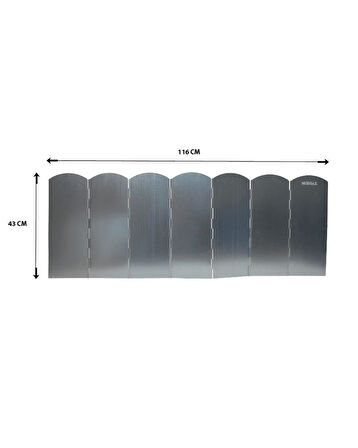 Nurgaz Metal Rüzgarlık Orta