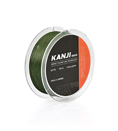 Fujin Kanji 8X 150MT Pe Line Olta Misinası Moss Green-0,185 mm