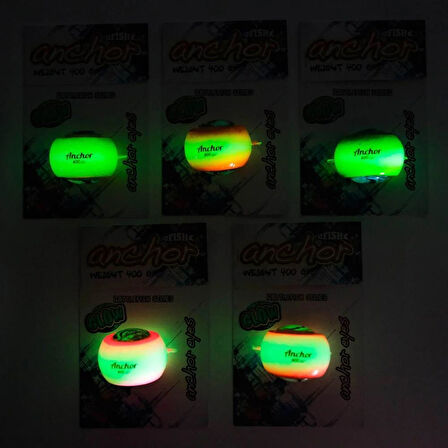 Anchor Melek Gözü [ Glowlu ] YEŞİL-130 Gr