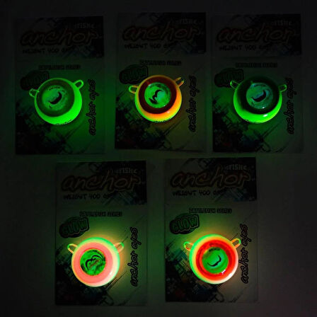 Anchor Melek Gözü [ Glowlu ] YEŞİL-180 Gr