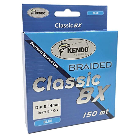 Kendo Classic 8x 150mt Blue Örgü İp 0,14 mm