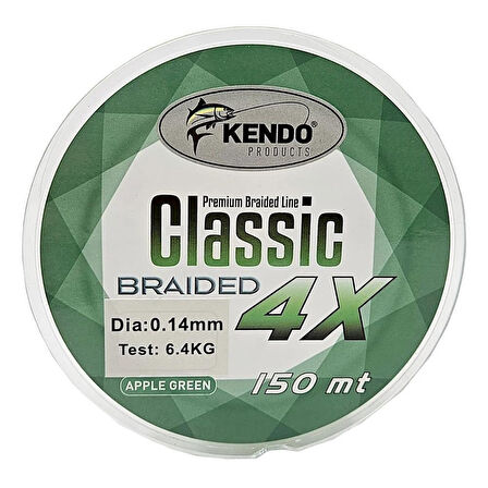 Kendo Classic 4x 150mt Apple Green Örgü İp 0,16 mm