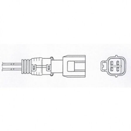 Toyota Oksıjen Sensoru Corolla Aurıs 1,6 Benzinli 2007-2012 (oza642 Ee4 / 01) - Ngk 97669
