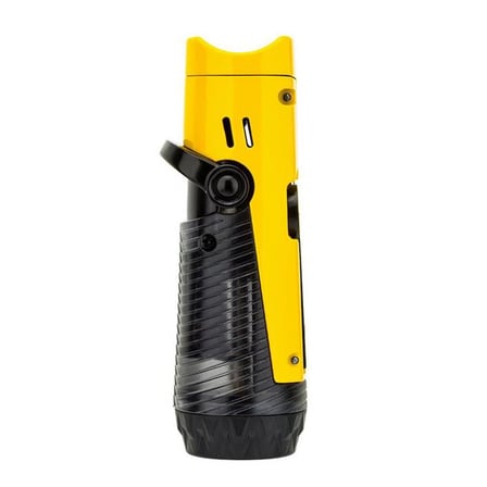 Lubinski Lion İğneli + Delicili Tek Torch Puro Çakmağı Sarı LB-169