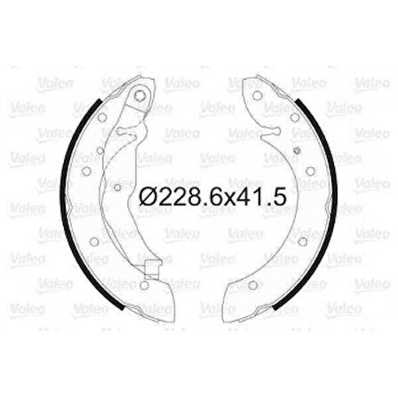 Bmw Arka Fren Balatası Pabuc Bmw E36 M40 M43 - Valeo 562551