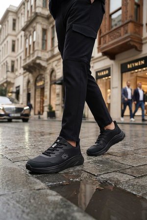 Scooter M2011 Rahat Deri Tekstil Sneaker Erkek Ayakkabı