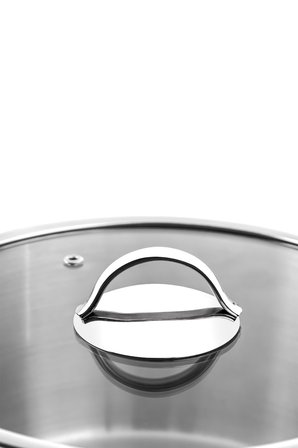 Nehir Silver Trend 18 cm Paslanmaz Çelik Derin Tencere 