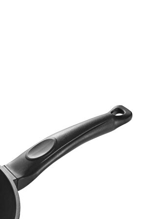 Nehir Royal Elite Siyah 28 cm Alüminyum Döküm Wok Tava 