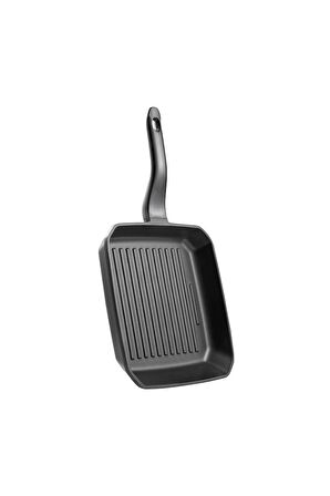 Nehir Royal Elite Siyah 26 cm Alüminyum Döküm Grill Tava 