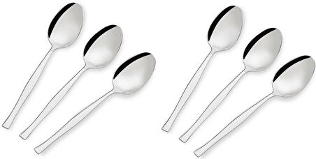Nehir Zarif Sade 6lı Poşetli Yemek Kaşık