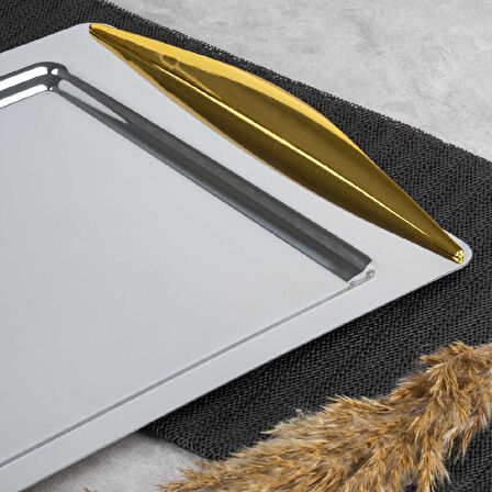 Nehir Kuzey Altın Kulplu Tepsi 