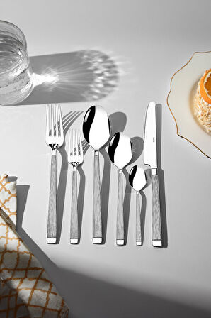 Nehir maria 72 parça çatal kaşık bıçak takımı - çatal kaşık bıçak seti 12 kişilik