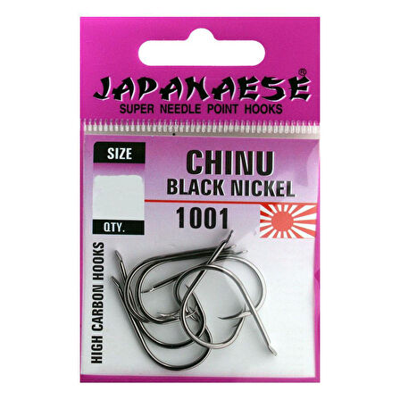 Japanese Chinu Black Nikel Olta İğnesi Black Nickel-NO:1