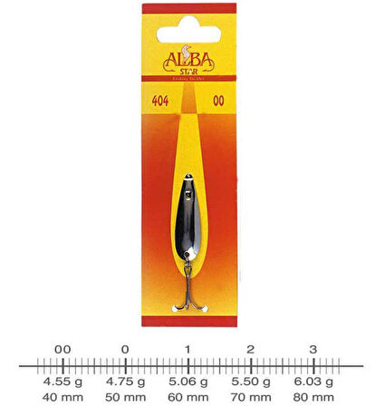 AlbaStar Lüfer Olta Kaşığı NO:00