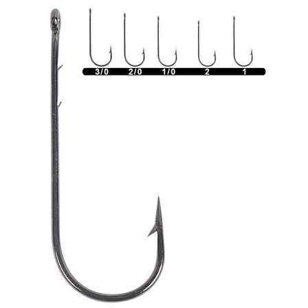 Youvella Black Nikel Delikli Olta İğnesi Black Nickel-NO:2