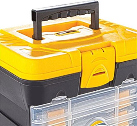 Süper Bag Organizerli Balıkçı Takım Çantası SARI