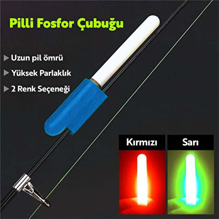 Anchor Pilli ve Aparatlı Fosfor Light Stick SARI