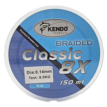 Kendo Classic 8x 150mt Blue Örgü İp 0,16 mm