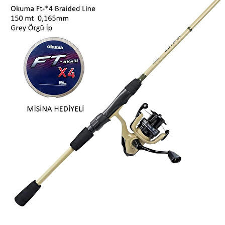 Okuma Outrax Combo Spin 243cm 10-35gr Spin Olta Seti