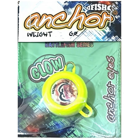 Anchor Melek Gözü [ Glowlu ] SARI-100 Gr
