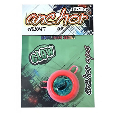 Anchor Melek Gözü [ Glowlu ] KIRMIZI-130 Gr