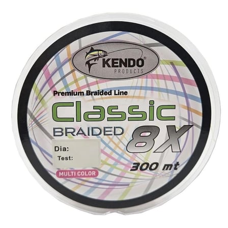 Kendo Classic 8x 300mt MultiColor Örgü İp 0,25 MM