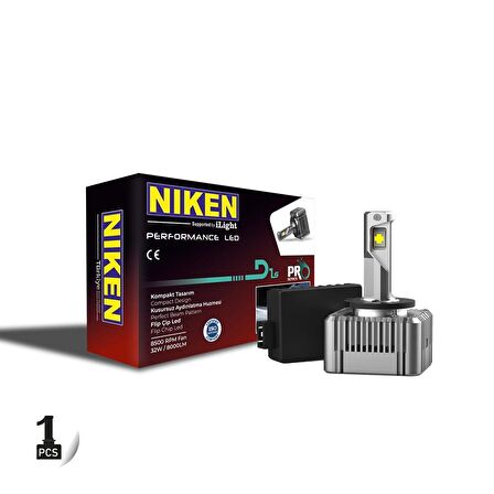 D1s led xenon far aydınlatma seti şimşek etkili niken pro 8000lm