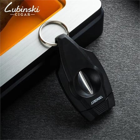Lubinski Anahtarlık V-Cut Puro Kesici Lazer Bıçak Plastik-Siyah(56Ring) LB-369