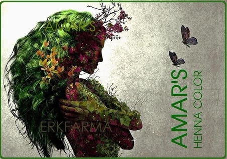 AMAR’S® KINA İÇEREN SAÇ BOYASI KAHVE RENK  6’lı 10g Paket- 1 KUTU