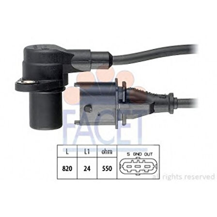 Opel Krank Devir Sensoru Astra G X20xe - Facet 9.0234