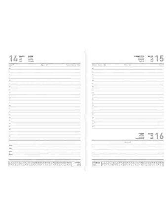 Gıpta 2026 Spiralli Günlük Ajanda Sert Kapak 17x24 cm  407-SEK Lacivert