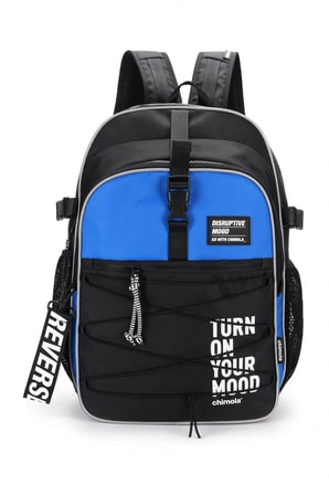 Okul Sırt Çantası Hiking Blue 3 Bölmeli Ortopedik Suya Dirençli 43x30x15 cm