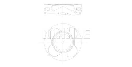 Bmw Piston Segman 84mm Std Bmw M57 N2 E53 E60 E90 E65 E70 E71 - Mahle 081pi00102000
