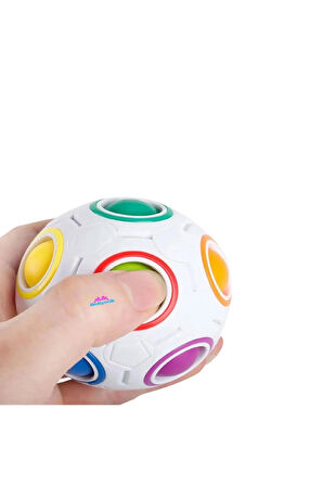 Qiyi Rainbow Ball Zeka Küpü Akıl Küpü Rübik Küp
