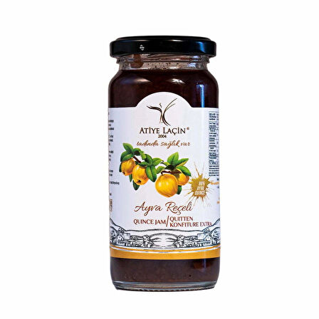 ATİYE LAÇİN AYVA REÇELİ 250 G
