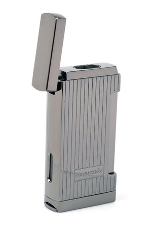 Conquistador Çift Torch Pürmüz Gunmetal Delicili Metal Puro Çakmağı CNQ-037