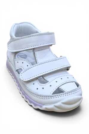 Hakiki Deri Tam Ortopedik İlk Adım Bebe Ayakkabı Mor
