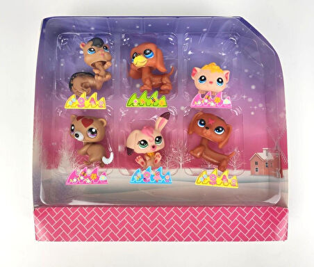 3046A2 Pet Star 6'lı Miniş Seti-2