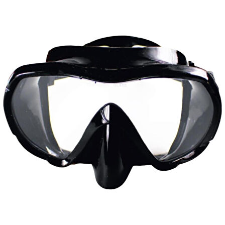 Siyah Silikon Tek Maske Tempered - 299
