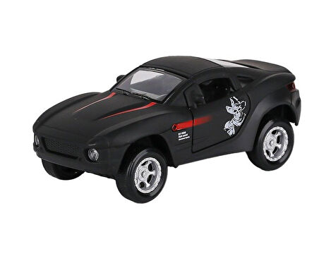 Mustang Çek Bırak Spor Araba - Işıklı Sesli Model - FY6148-12D-Siyah