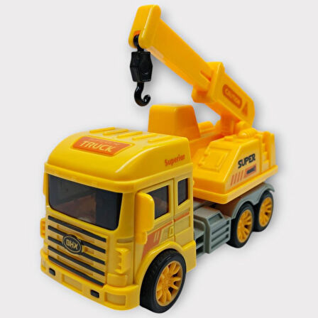 Sürtmeli Oyuncak İş Makineleri - Vinç