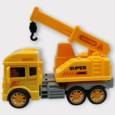 Sürtmeli Oyuncak İş Makineleri - Vinç